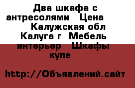 Два шкафа с антресолями › Цена ­ 1 500 - Калужская обл., Калуга г. Мебель, интерьер » Шкафы, купе   